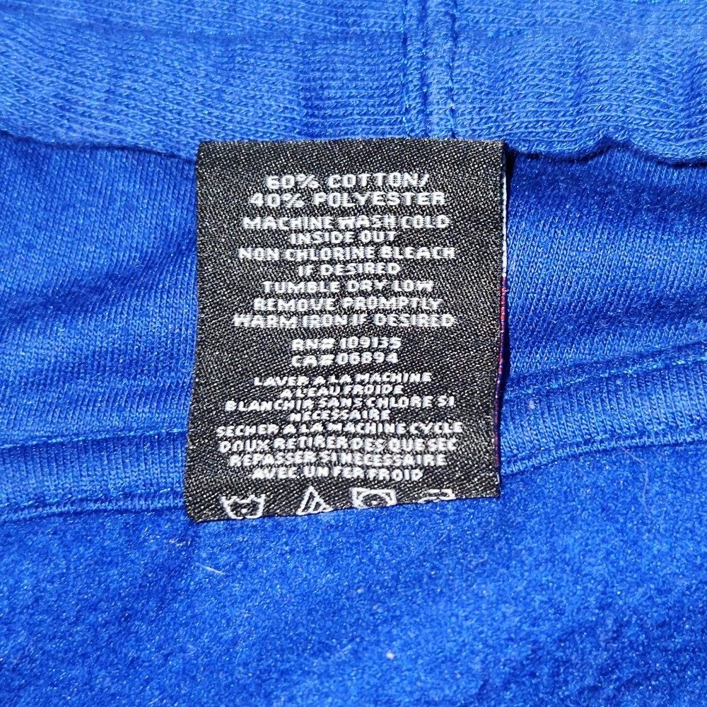 NBA UNK New York Knicks Basketball Hoodie Blue Orange Mens XL Sweatshirt - Picture 7 of 9